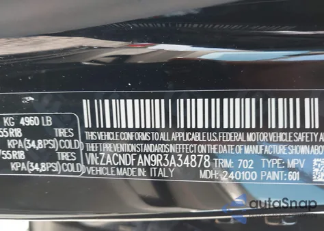 2024 Dodge Hornet Gt Awd from USA, damaged, VIN ZACNDFAN9R3A34878